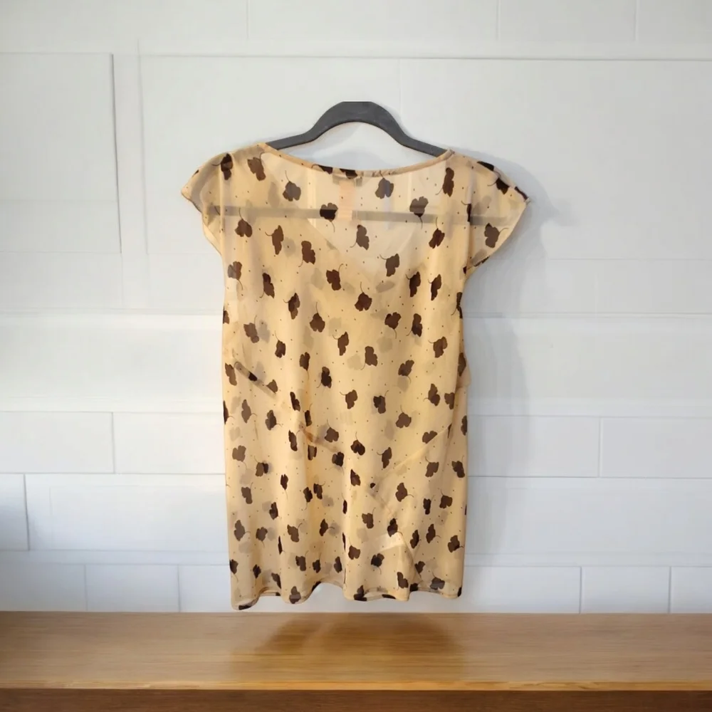 NWT Sheer Beautiful Blouse - Picture 4 of 4
